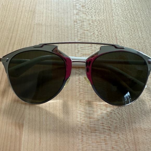 Dior Silver and White Sunglasses main image 5